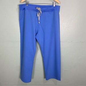 Figs Womens Livingston Basic Pants XL Petite Scrubs Nurse
